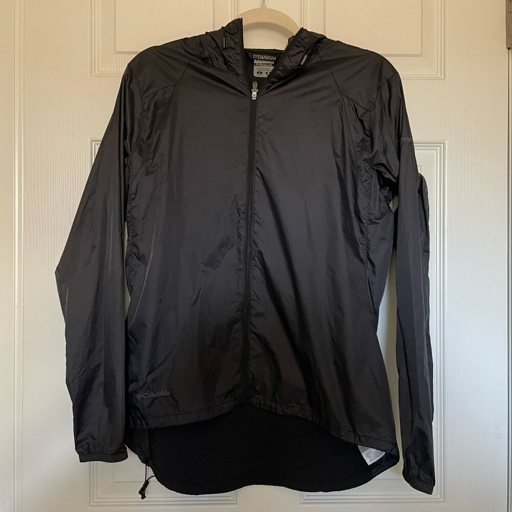 Colombia Titanium Windbreaker - Women's Large Black